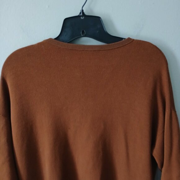 Lafayette 148 New York Women's Cardigan Button Long Sleeve Brown Size Small - Picture 10 of 11